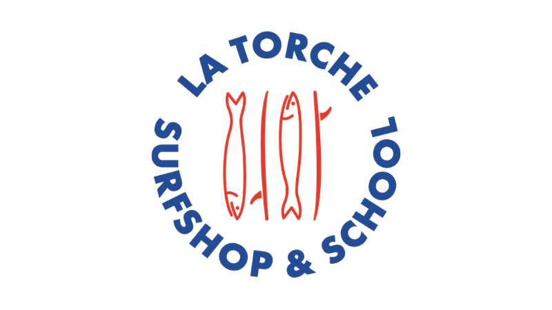 Logo La Torche Surfshop and school